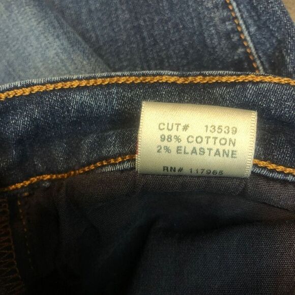 J BRAND CUFFED SLIM BOOT LEG VERUCA INDIGO BERMUDA SHORTS SIZE 30 MADE IN USA - Picture 6 of 7